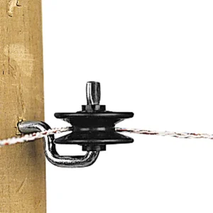 5x Rollen Eckisolator, Holzgewinde Abverkauf